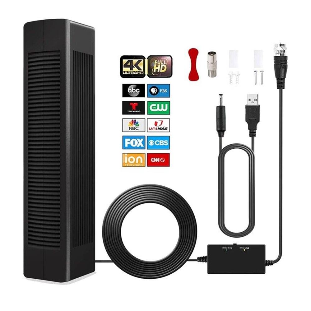 Upgraded TV Antenna Digital HD Antenna Indoor HDTV 1080P 4K 350 Miles Long Range